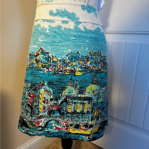 Talbots Dresses & Skirts - Talbots Venice Scenic Print Women A-line Skirt